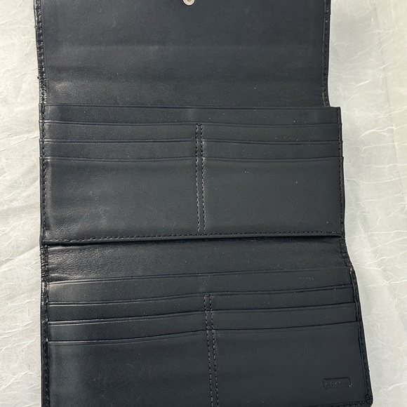 Coach Ashley Black signature C Jacquard with Leather Trim - Picture 5 of 5